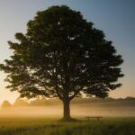 green leafed tree surrounded by fog during daytime